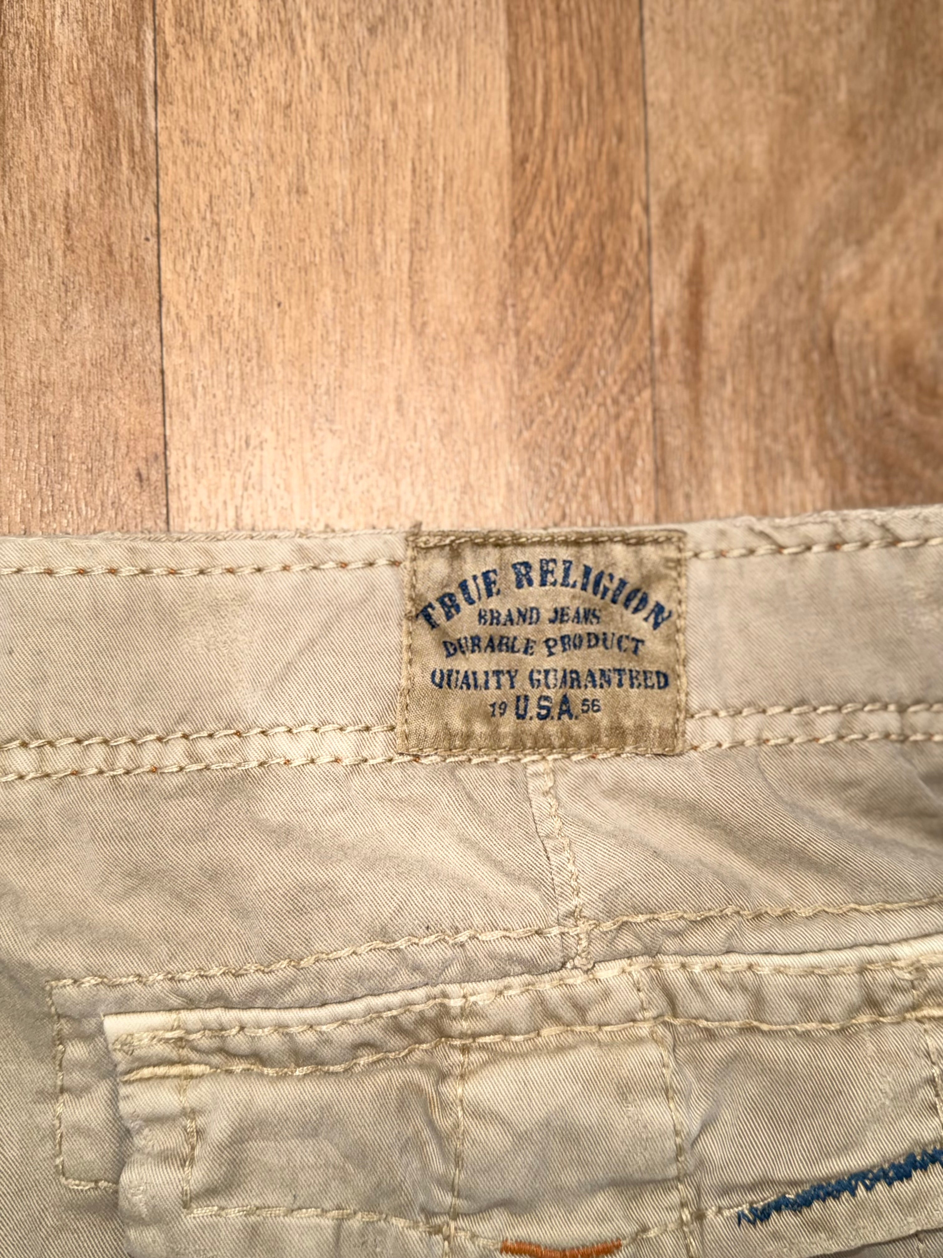 True Religion Jeans Beige baggy